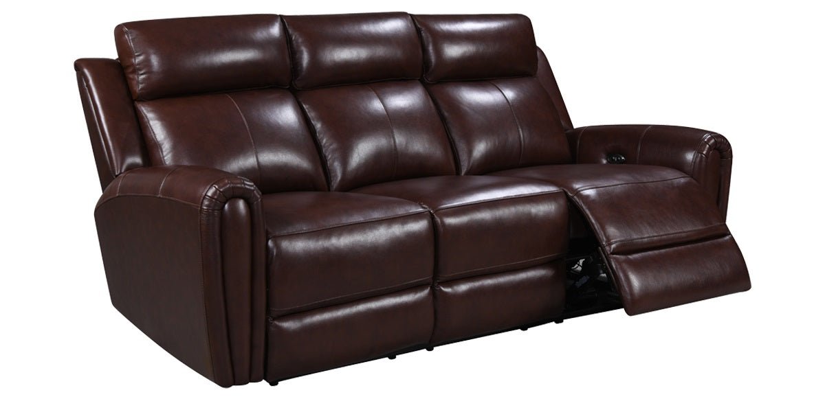 Leather Italia Jonathan 3-Seater Leather Power Reclining Sofa - Image 5