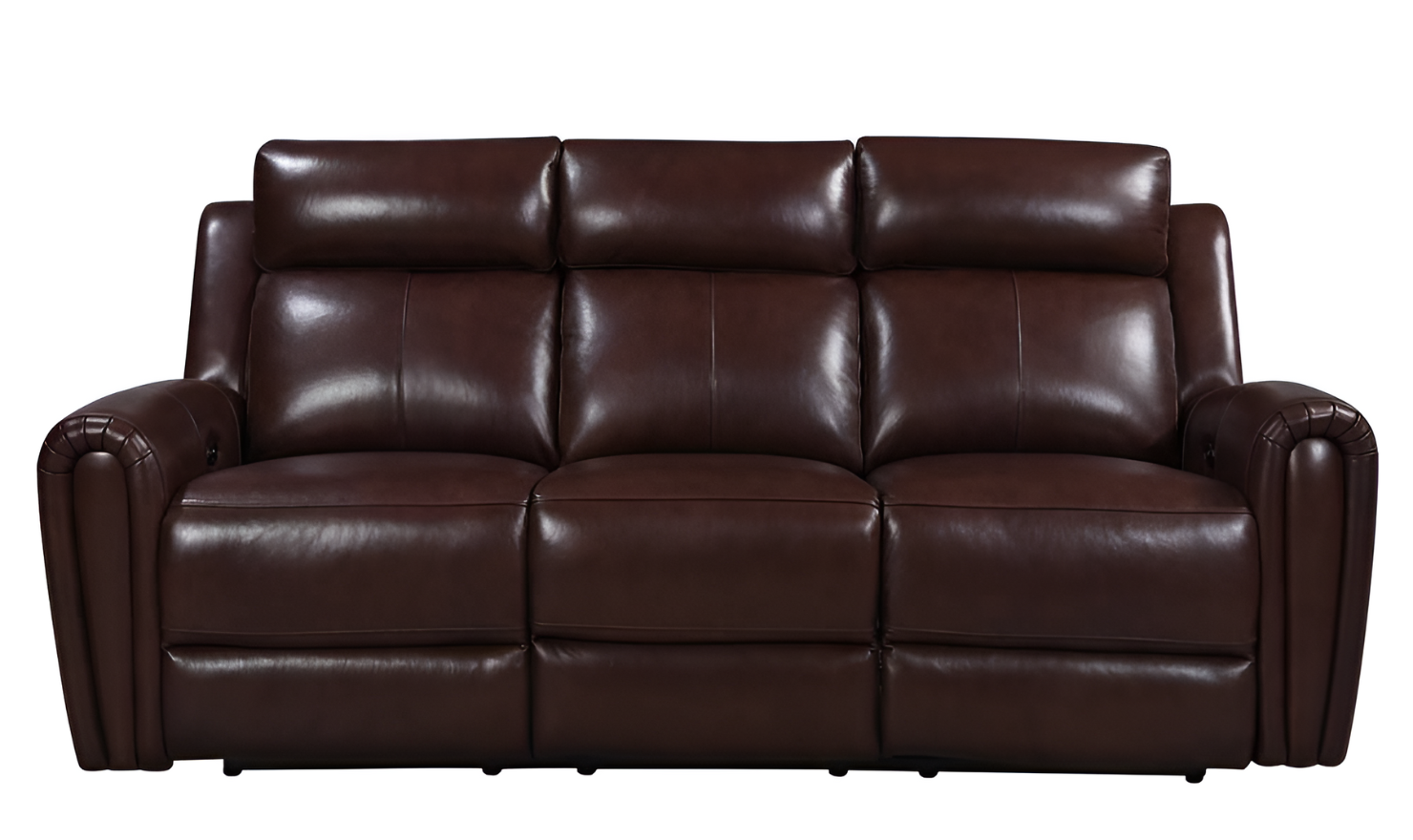 Leather Italia Jonathan 3-Seater Leather Power Reclining Sofa - Image 9