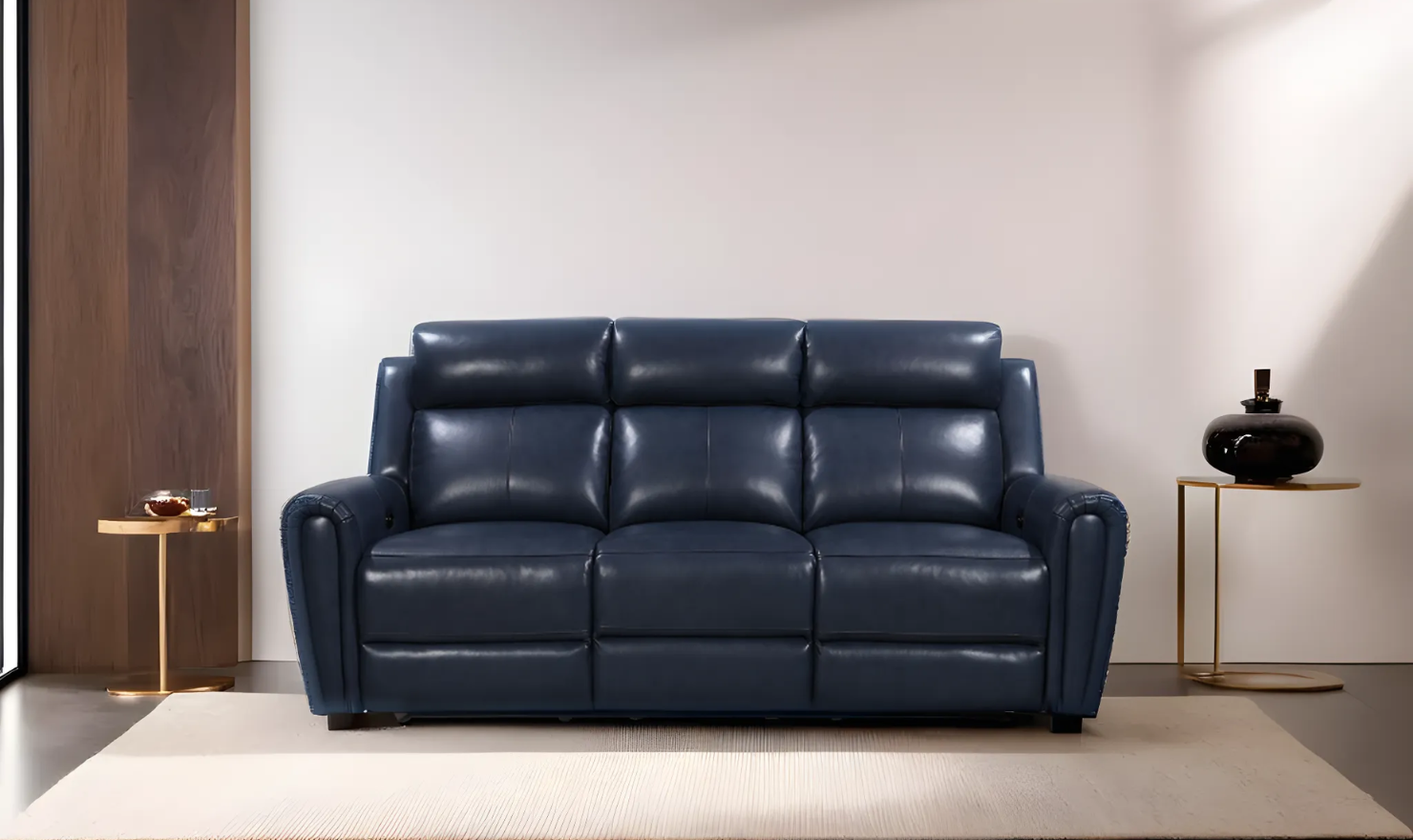 Leather Italia Jonathan 3-Seater Leather Power Reclining Sofa - Image 2
