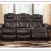 Modern Heritage Warnerton Power Reclining Sofa with Adjustable Headrest