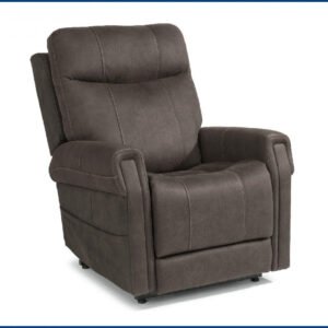 Flexsteel Jenkins Power Lift Recliner Feature Chair in Leather