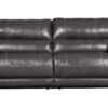 Modern Heritage McCaskill 2-Seater Gray Leather Reclining Sofa
